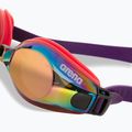 Plaukimo akiniai arena Zoom X-Fit Mirror copper/bright coral/plum 5