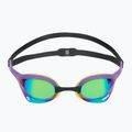 Plaukimo akiniai arena Cobra Ultra Swipe Mirror emerald/plum/cyber lime 2