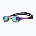 Plaukimo akiniai arena Cobra Ultra Swipe Mirror emerald/plum/cyber lime