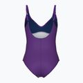 Moteriškas vientisas maudymosi kostiumėlis arena Abyss U Back multi plum/plum 2