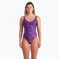 Moteriškas vientisas maudymosi kostiumėlis arena Abyss U Back multi plum/plum 5