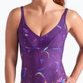 Moteriškas vientisas maudymosi kostiumėlis arena Abyss U Back multi plum/plum 8