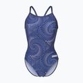 Moteriškas vientisas maudymosi kostiumėlis arena Fireflow Lightdrop Back navy/team navy