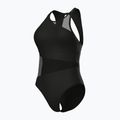 Moteriškas vientisas maudymosi kostiumėlis arena Mesh Angle Vent Back B black 4