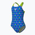 Vaikiškas vientisas maudymosi kostiumėlis arena Multiple Dot Swim Pro Back multi blue/artic lime 4
