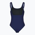 Moteriškas vientisas maudymosi kostiumėlis arena Isa Squared Back navy/ice 2