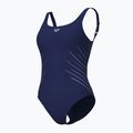 Moteriškas vientisas maudymosi kostiumėlis arena Isa Squared Back navy/ice 4