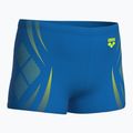 Vaikų arena Poseidonia Swim Short mėlyni upės/artic lime boksininkų šortai 4
