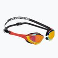 Plaukimo akiniai arena Cobra Edge Swipe Mirror gold/red