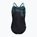 Vaikiškas vientisas maudymosi kostiumėlis arena Kikko Swim Pro Back black/water