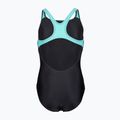 Vaikiškas vientisas maudymosi kostiumėlis arena Kikko Swim Pro Back black/water 2