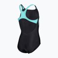 Vaikiškas vientisas maudymosi kostiumėlis arena Kikko Swim Pro Back black/water 4