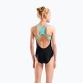 Vaikiškas vientisas maudymosi kostiumėlis arena Kikko Swim Pro Back black/water 7