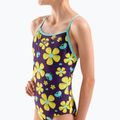 Vaikiškas vientisas maudymosi kostiumėlis arena Spring Lightdrop Back plum multi/water 8