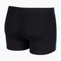 Vyriškos plaukimo trumpikės arena Graphic Swim Short black/turquoise 4