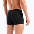 Vyriškos plaukimo trumpikės arena Graphic Swim Short black/turquoise 9