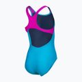 Vaikiškas vientisas maudymosi kostiumėlis arena Kikko Swim Pro Back turquoise/very fuchsia 4