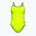 Moteriškas vientisas maudymosi kostiumėlis Arena Lace Back Solid artic lime/blue cosmo