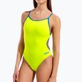 Moteriškas vientisas maudymosi kostiumėlis Arena Lace Back Solid artic lime/blue cosmo 8