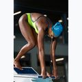 Moteriškas vientisas maudymosi kostiumėlis Arena Lace Back Solid artic lime/blue cosmo 10