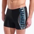 Vyriškos plaukimo trumpikės arena Basic Swim Short black/turquoise 8