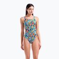 Moteriškas vientisas maudymosi kostiumėlis arena Fruits Lace Plus Back multi/turquoise / multi