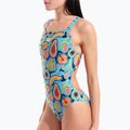 Moteriškas vientisas maudymosi kostiumėlis arena Fruits Lace Plus Back multi/turquoise / multi 4