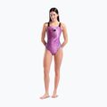 Moteriškas vientisas maudymosi kostiumėlis arena Peacock Swim Pro Back multi pink/black 2