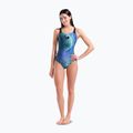 Moteriškas vientisas maudymosi kostiumėlis arena Peacock Swim Pro Back multi green/black 2