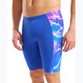 Vyriški plaukimo šortai arena Earth Swim Jammer neon blue/neon blue multi 8