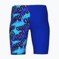 Vaikiški plaukimo šortai arena Crowded Swim Jammer neon blue/neon blue multi 2