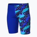 Vaikiški plaukimo šortai arena Crowded Swim Jammer neon blue/neon blue multi 3