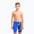 Vaikiški plaukimo šortai arena Crowded Swim Jammer neon blue/neon blue multi 5
