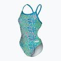 Moteriškas vientisas maudymosi kostiumėlis arena Snake Skin Challenge blue cosmo multi/blue cosmo 3