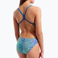 Moteriškas vientisas maudymosi kostiumėlis arena Snake Skin Challenge blue cosmo multi/blue cosmo 9
