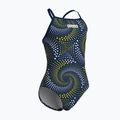 Vaikiškas vientisas maudymosi kostiumėlis arena Fireflow Lightdrop Back navy/team navy yellow 4