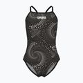 Vaikiškas vientisas maudymosi kostiumėlis arena Fireflow Lightdrop Back black/team black