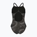 Vaikiškas vientisas maudymosi kostiumėlis arena Fireflow Lightdrop Back black/team black 2