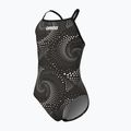 Vaikiškas vientisas maudymosi kostiumėlis arena Fireflow Lightdrop Back black/team black 3