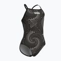 Vaikiškas vientisas maudymosi kostiumėlis arena Fireflow Lightdrop Back black/team black 4