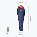 Miegmaišis Millet Light Down -5° navy blue 4