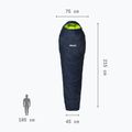 Miegmaišis Millet Baikal 1100 Regular saphir 4