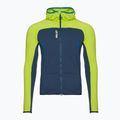 Vyriškas džemperis Millet Fusion Grid Hoodie dark denim/acid green