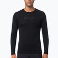 Vyriški žygio marškinėliai ilgomis rankovėmis Millet Ubic Wool LS Pullover black