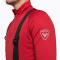 Vyriški Rossignol Classique 1/2 Zip termo megztiniai su užtrauktuku, raudoni 5