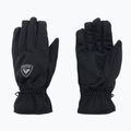 Vyriškos slidinėjimo pirštinės Rossignol Xc Softshell juodos spalvos