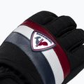 Rossignol Jr Sportchic Stretch Impr juodos vaikiškos slidinėjimo pirštinės 4