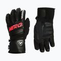 Rossignol vyriškos slidinėjimo pirštinės Wc Expert Lth Impr G black 8