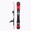 Vaikiškos kalnų slidės Rossignol Hero Pro + Team 4 GW Black Bulk red 2