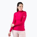 Moteriški Rossignol Classique 1/2 Zip termo megztiniai su užtrauktuku raudona